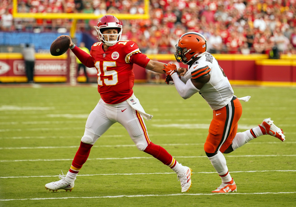 Arguably the NFL's top player, Patrick Mahomes helped lead his Chiefs to a win. 